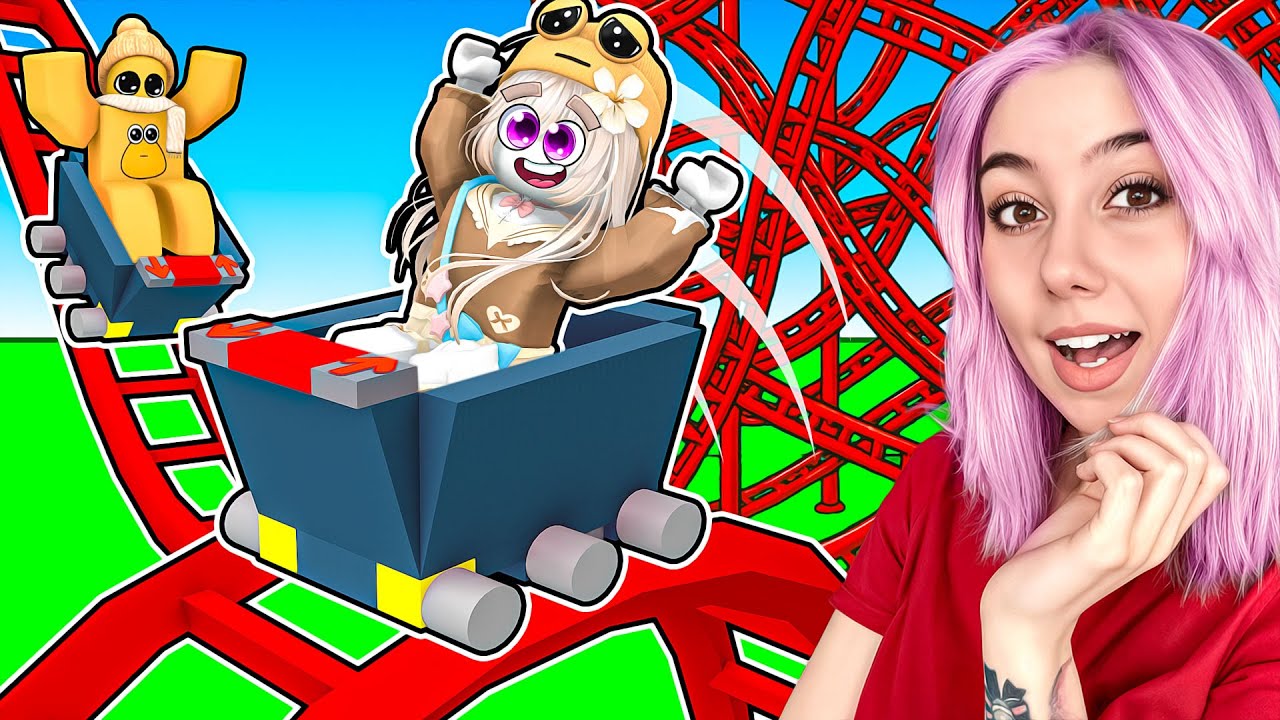 Cheltui 8,456,950 sa construiesc cel mai INALT ROLLERCOASTER in Roblox !