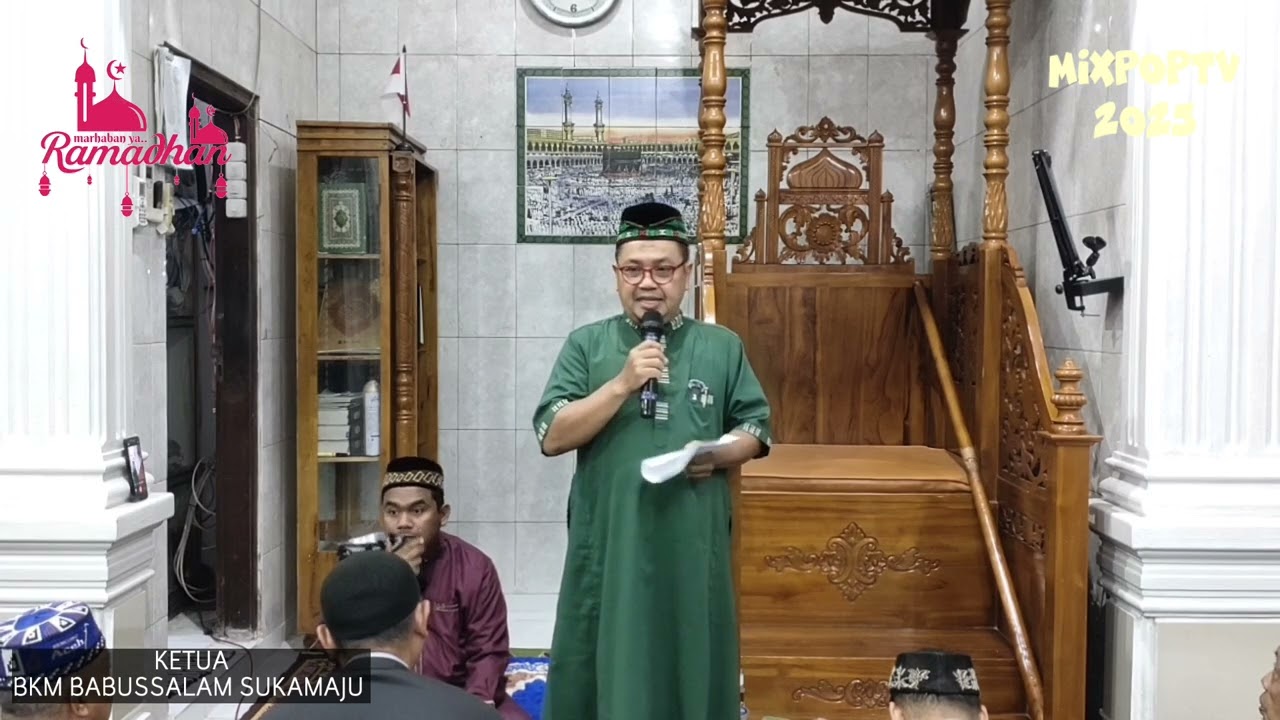 Viral.. Pembukaan MC Sholat Tarawih Malam Ke 9 di Masjid Babussalam Sukamaju 2025
