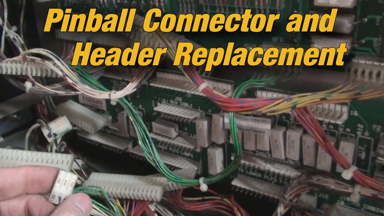 Pinball Repair - Connector & Header Replacement