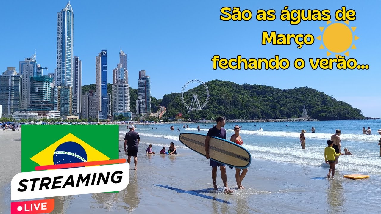 Balneário Camboriú ao Vivo. 01/03/2026. Santa Catarina, Brasil.