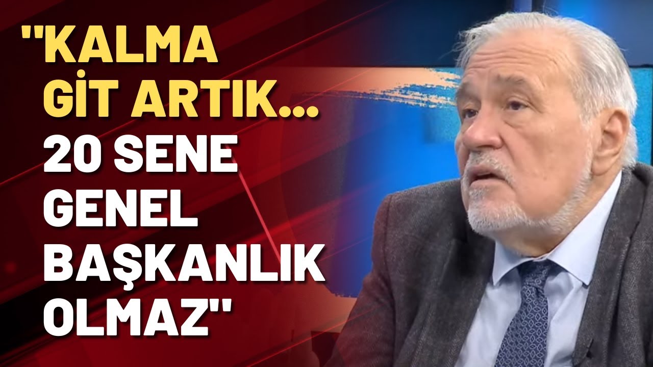 İlber Ortaylı: 20 sene genel başkanlık olmaz