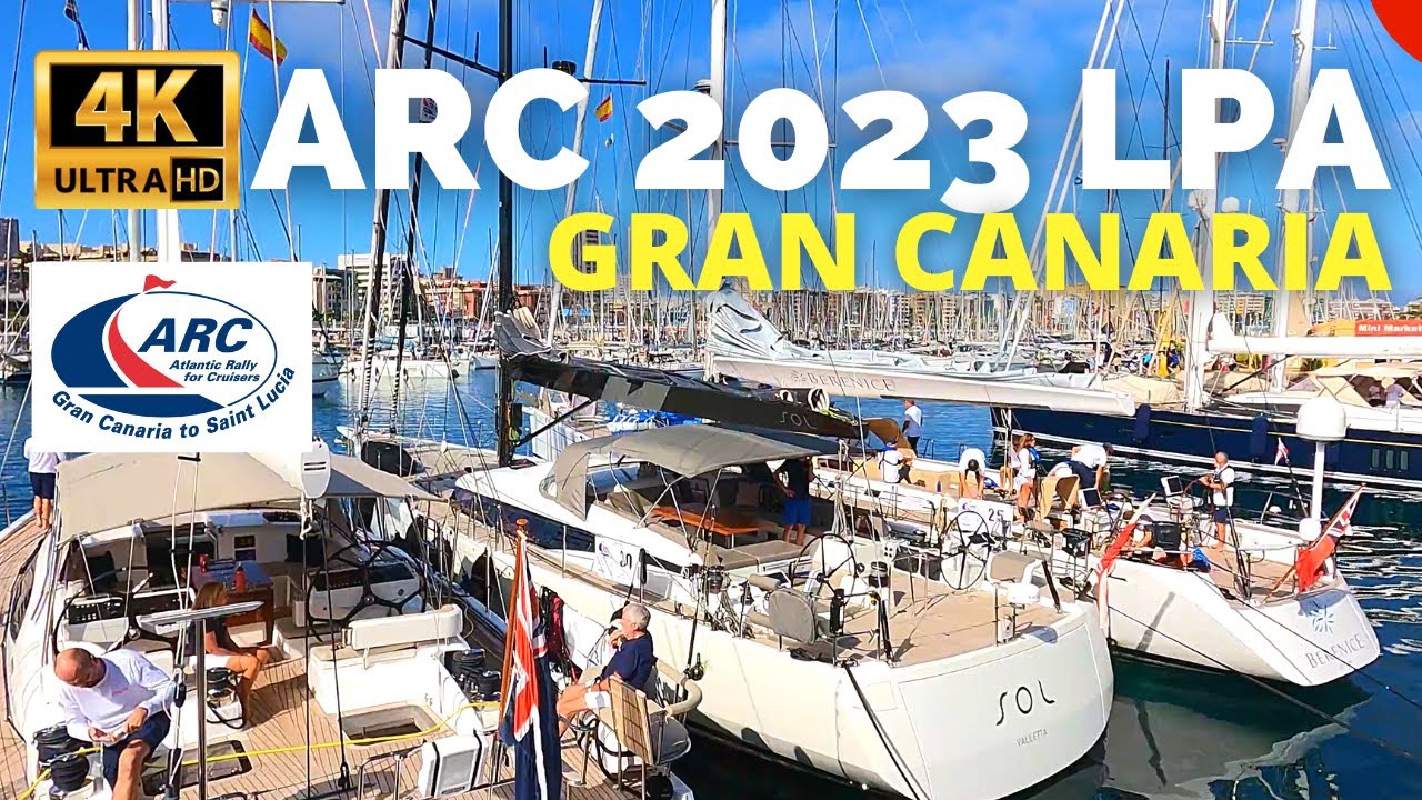 ARC 2023 Start Las Palmas de Gran Canaria | ⛵ Sailing World Atlantic Rally for Cruisers