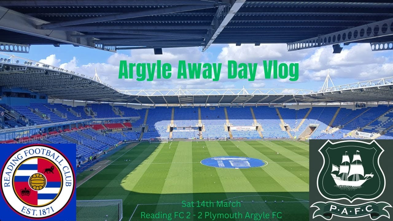 Reading vs Plymouth argyle vlog 