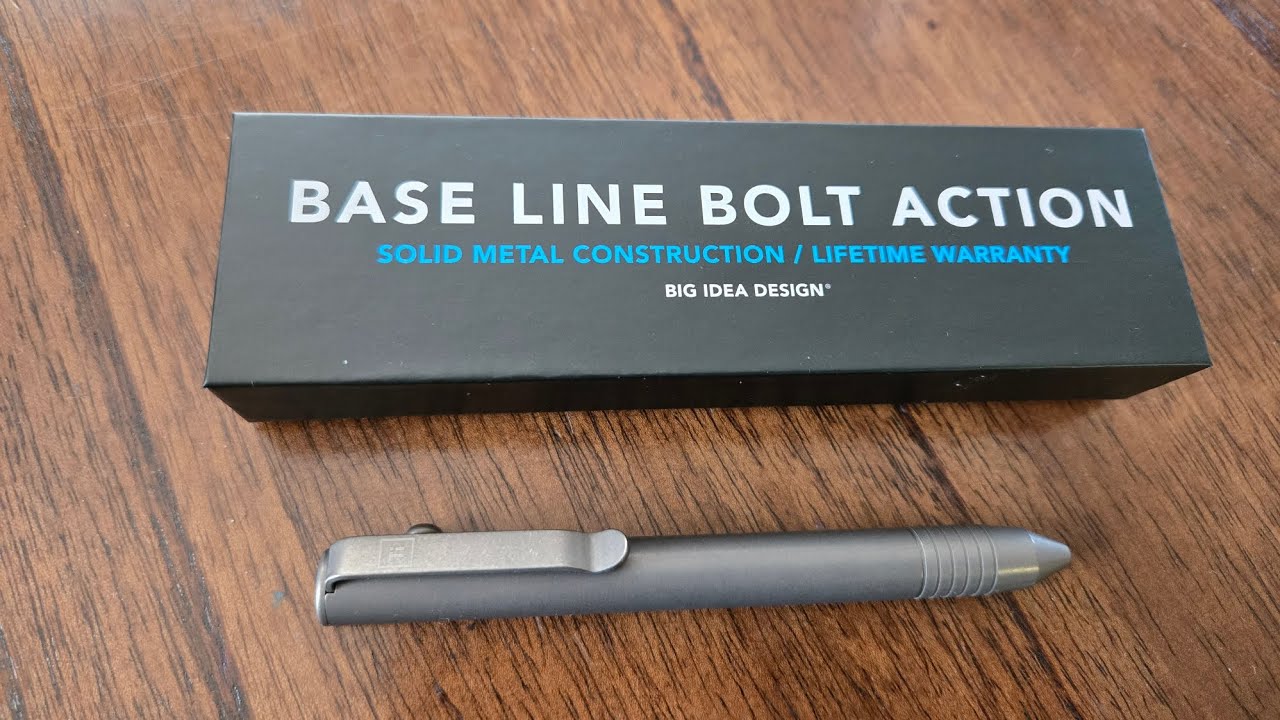 Big Idea Design Baseline Pen Unboxing