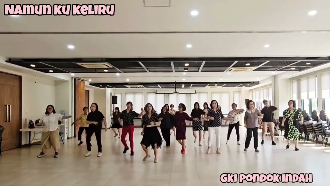 Namun ku keliru ld.....Linedance Gki pondin....💃💃💃
