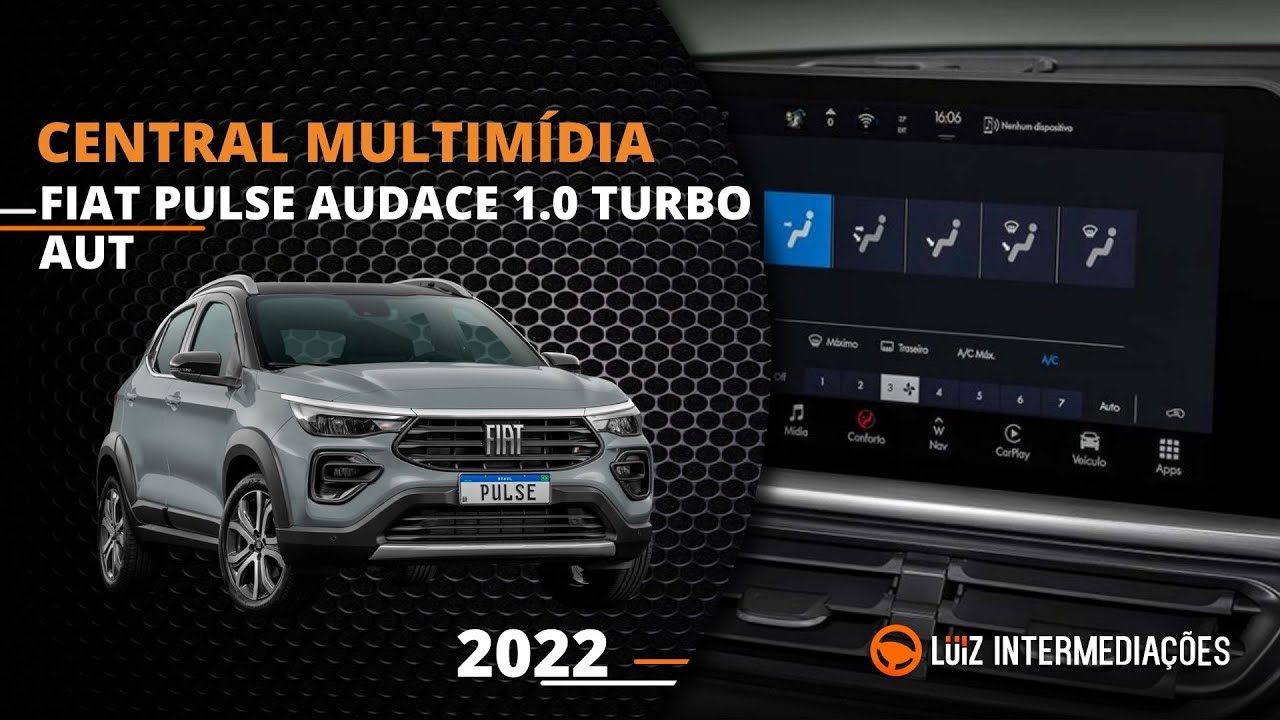 Central multimídia | FIAT PULSE AUDACE 1.0 TURBO AUT 2022