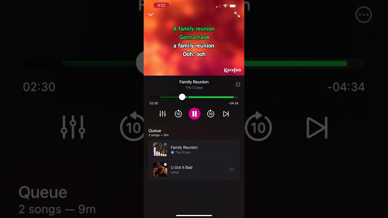 Family Reunion Karaoke version