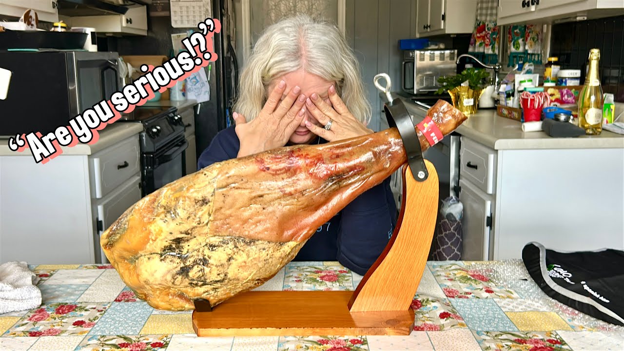 Momma tries a Serrano Ham for the first&hellip;.and last time 🤣