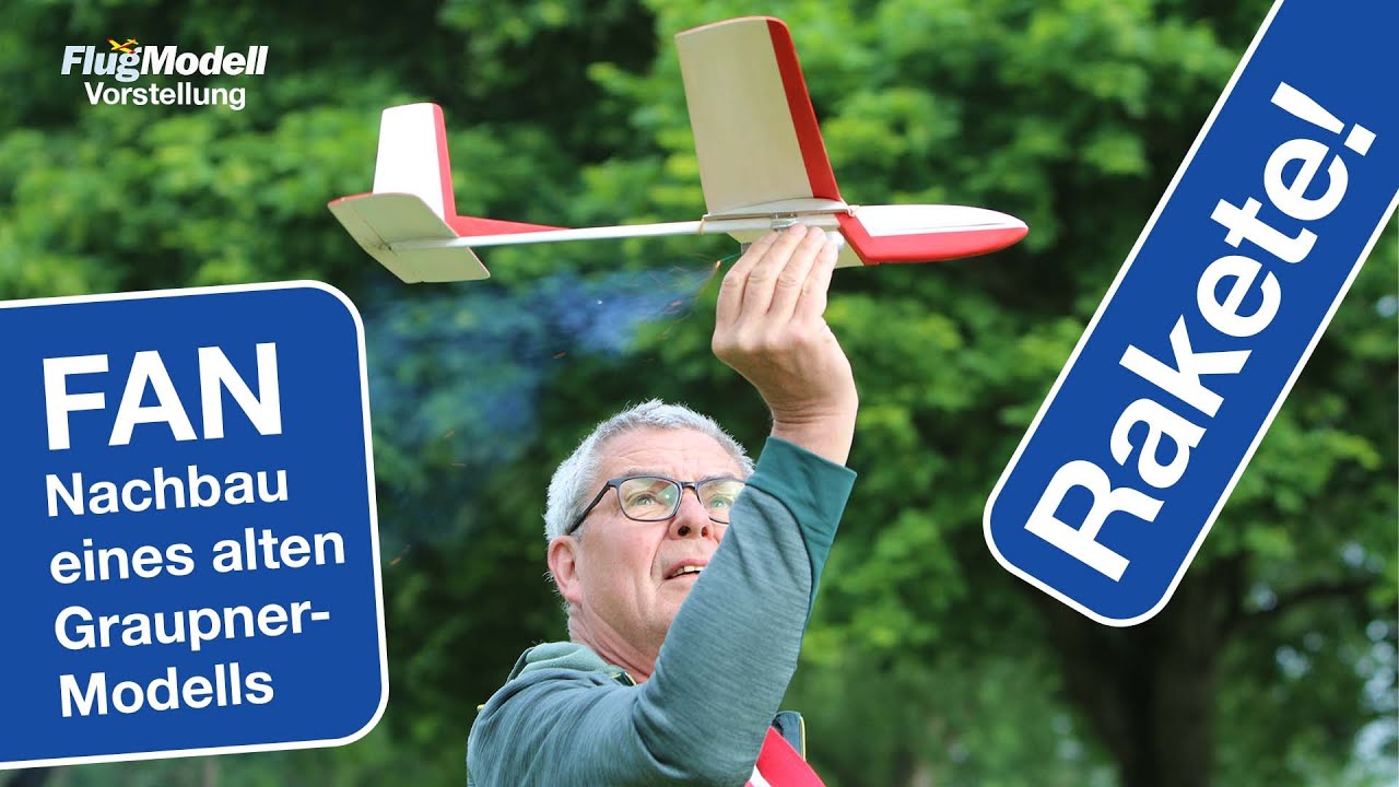 FAN – ein Raketengleiter – Nachbau eines alten Graupner Modells von Lutz Näkel aus FlugModell 12/23