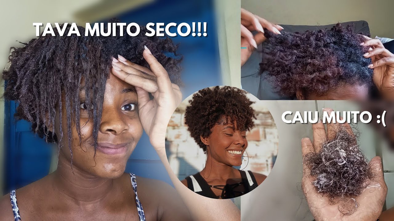 ROTINA CAPILAR: COMO RECUPEREI MEU CABELO PÓS BOX BRAIDS - meu cabelo tava SUPER SECOOO!!