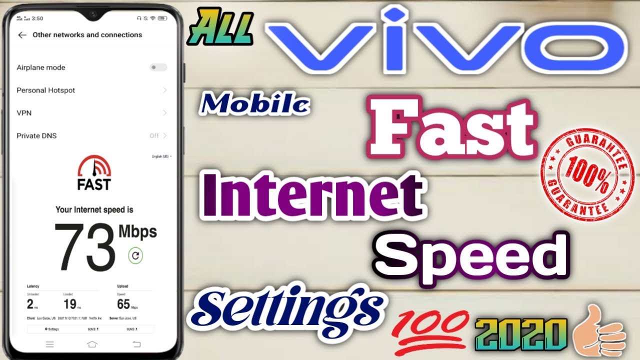 Vivo mobile fast internet speed settings || Vivo mobile slow internet problem 2020