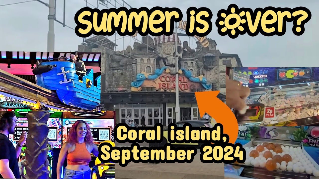 Coral island, Blackpool - lets have some fun! #arcade, #amusements #claw machine #2p pushers