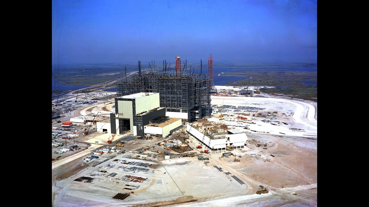 Construction of the NASA Vehicle Assembly Building (1966)