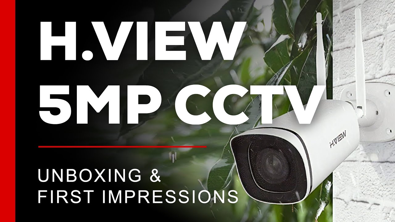 Colour Night Vision CCTV | H.View 5MP Camera Unboxing