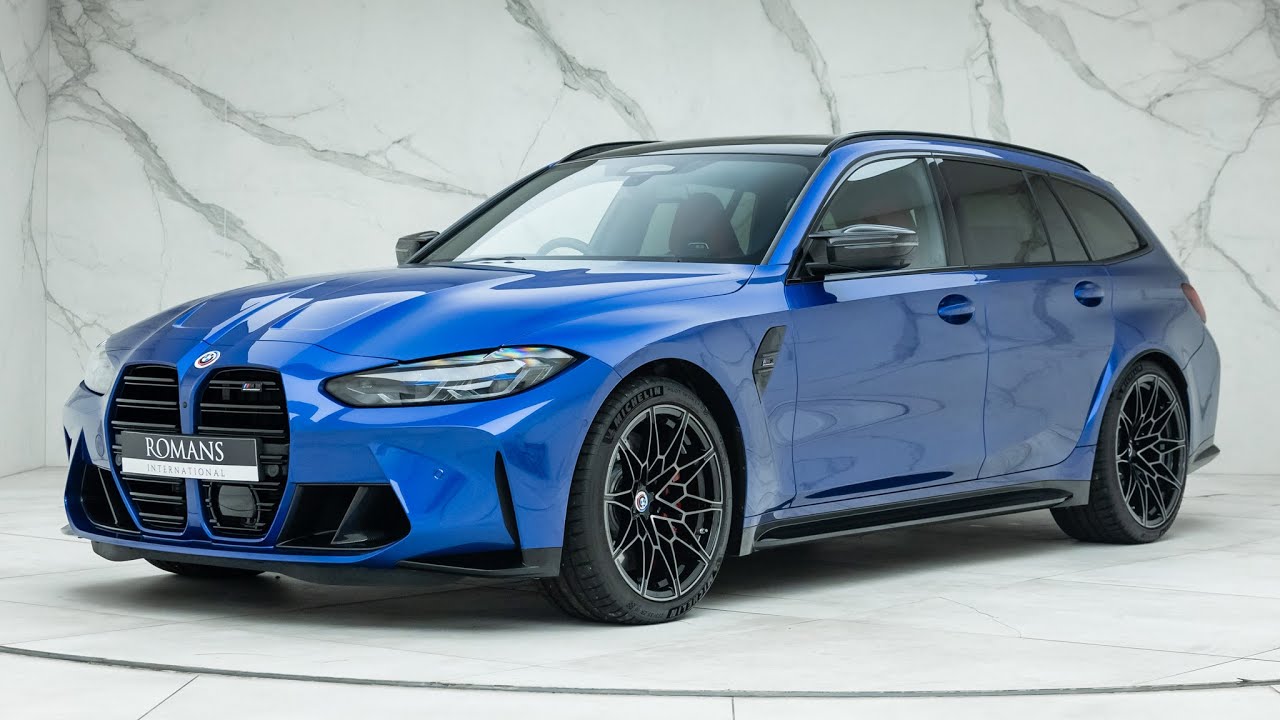 2023 BMW M3 Touring - Portimao Blue - Walkaround & Interior & Revs