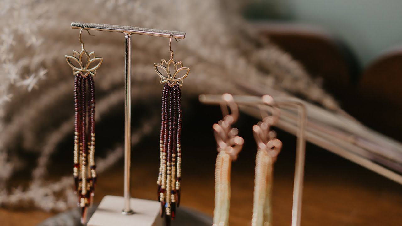 Fringe Earring Tutorial - Bead onto a Charm!