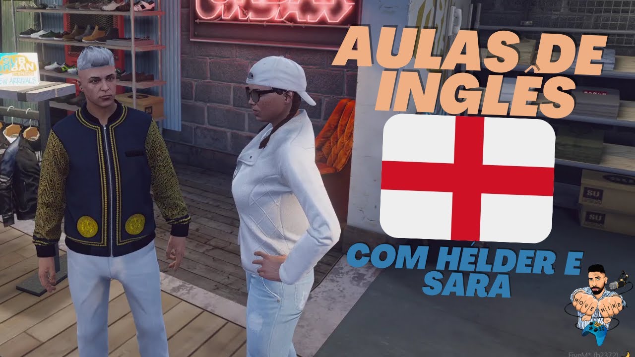 MOVE MIND - AULA DE INGLÊS COM HÉLDER CONDUTO E SARA!! - TTVCLIPSPT