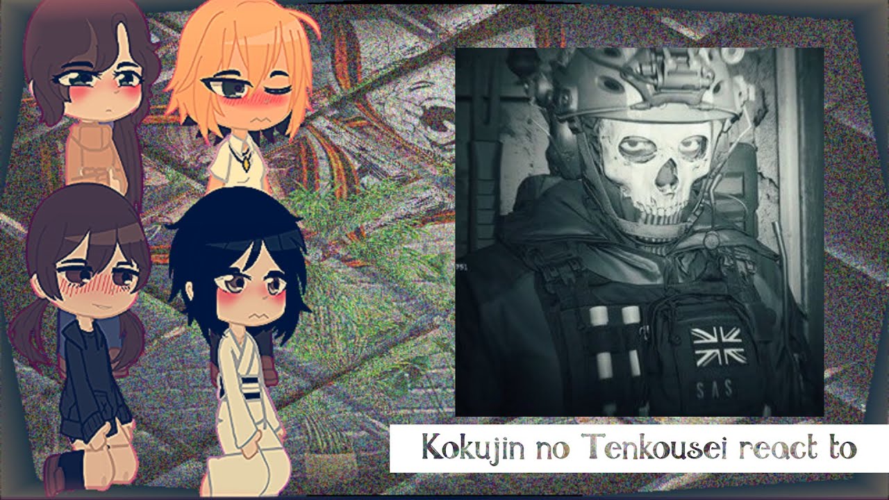 💥 [NTR] Kokujin no Tenkousei react to Hiroki as Ghost 💀 || [Short] || [AS/AU] || JGachaYTx