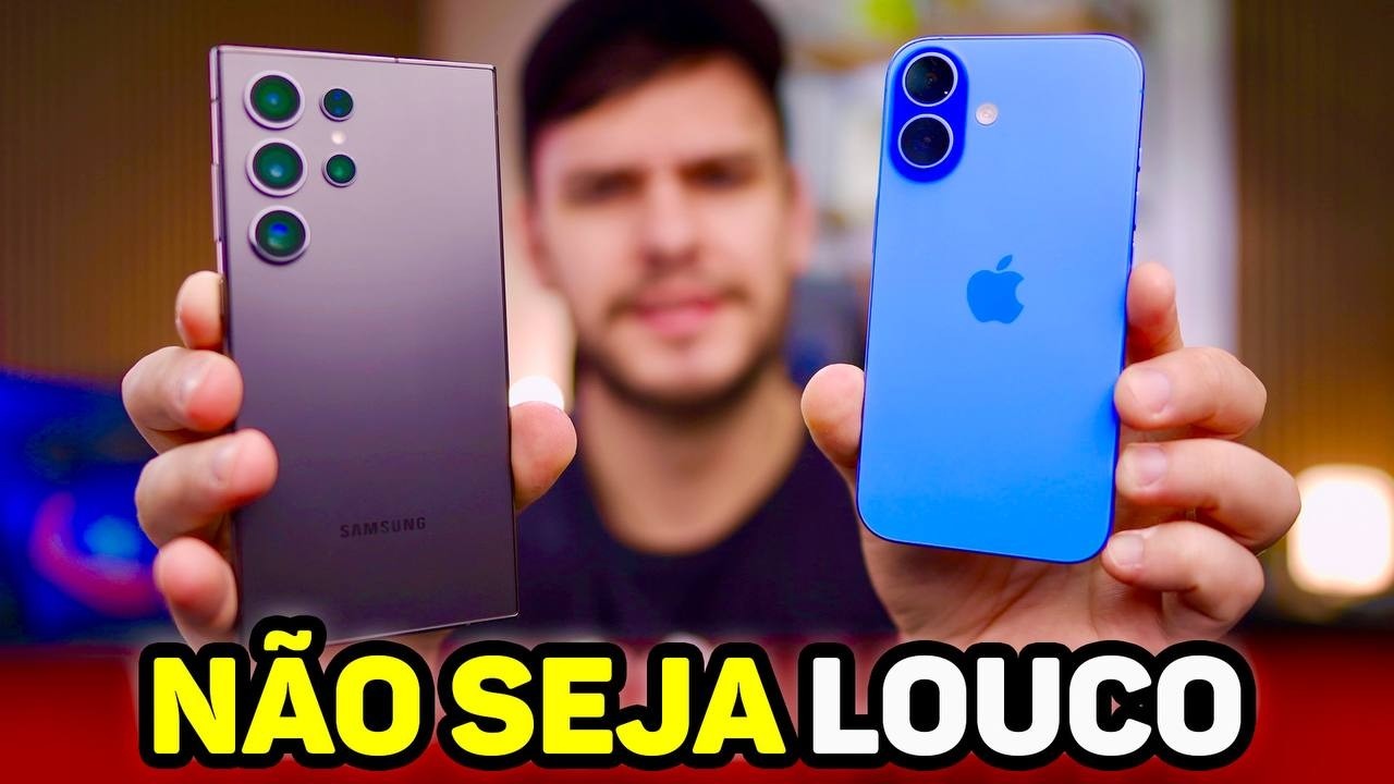 iPhone 16 vs GALAXY S24 ULTRA - NÃO ESCOLHA ERRADO 