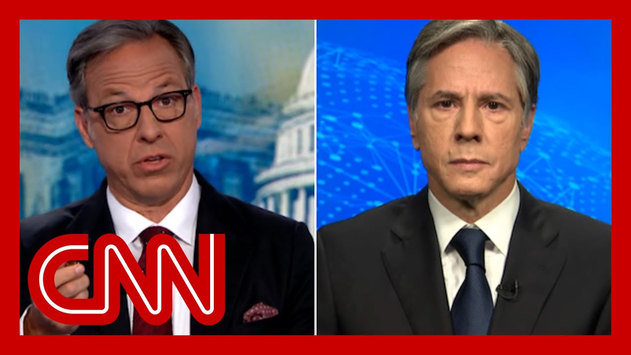 'You keep changing the subject': Tapper presses Blinken on Afghanistan
