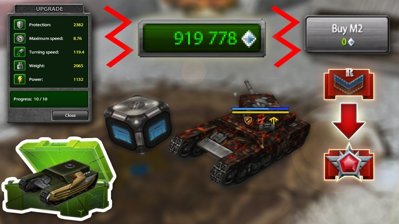 Tanki Online Road to legend #2 (NO BUY) New Account Containers, Rank UPs, Golds | Танки Онлайн