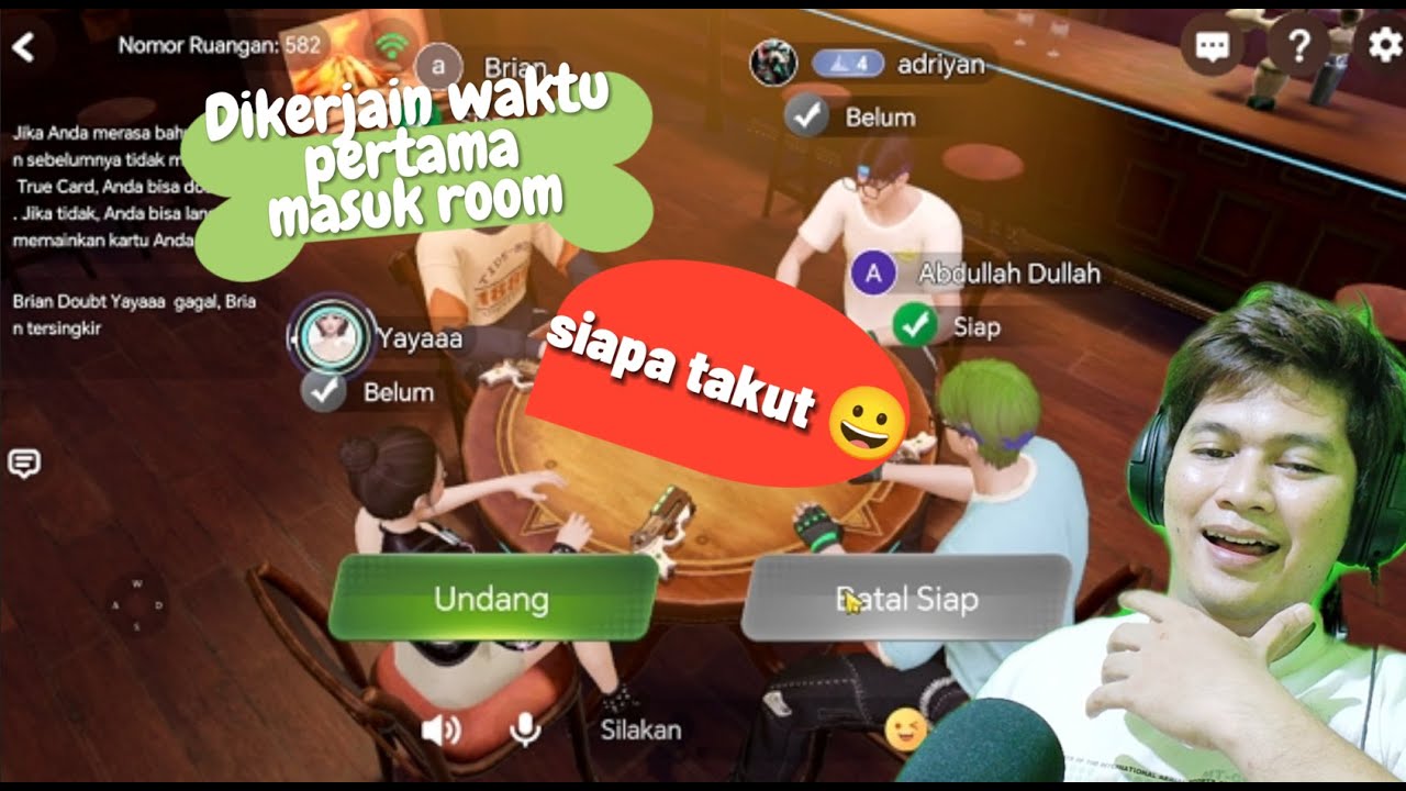 langsung Di kerjain  yayaaa dalam  room game  kartu Weelife