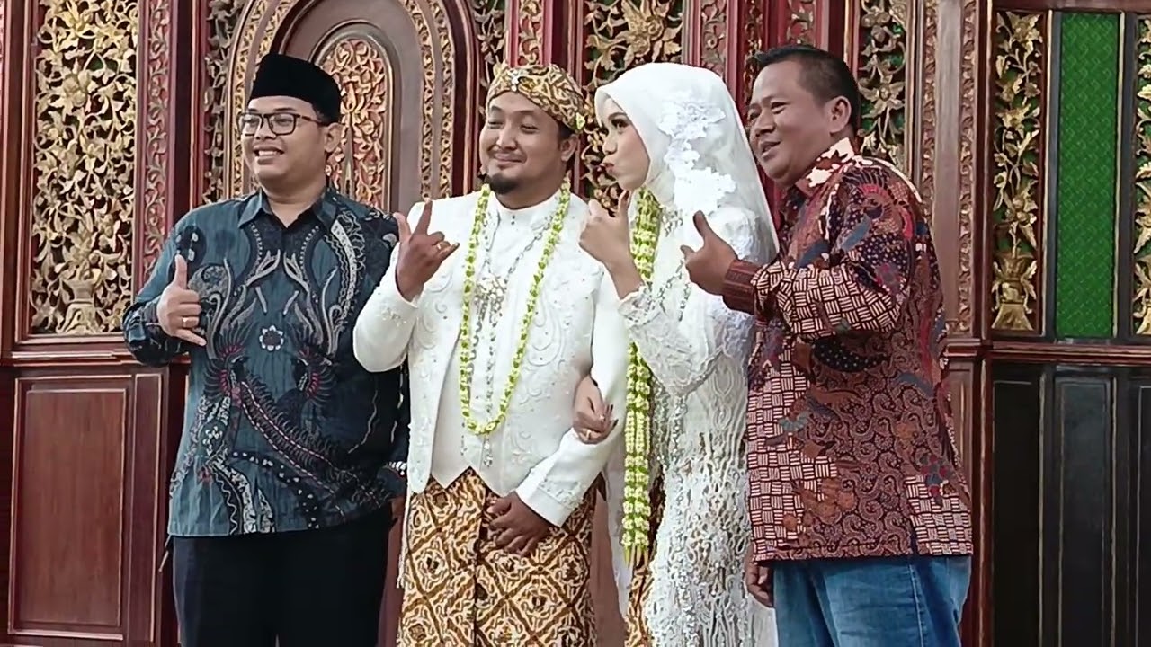 0210-0746 Foto keluarga Ijab Qobul Sdr Afif. Masjid Raya Fatimah. Senin 10 Februari 2026