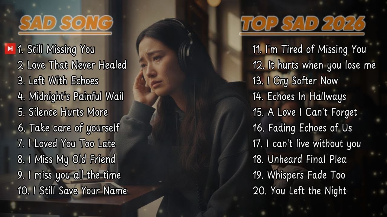 Best Sad Songs 2026 💔 Top Emotional Music To Cry To - Heartbroken Love Songs Playlist