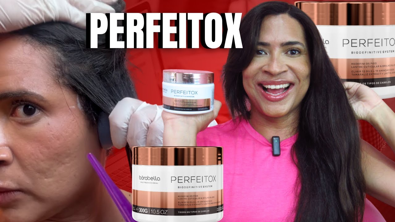 FIZ RETOQUE DE RAIZ CRESPA COM O PERFEITOX BORABELLA - ALINHAMENTO E REDUÇÃO DE VOLUME