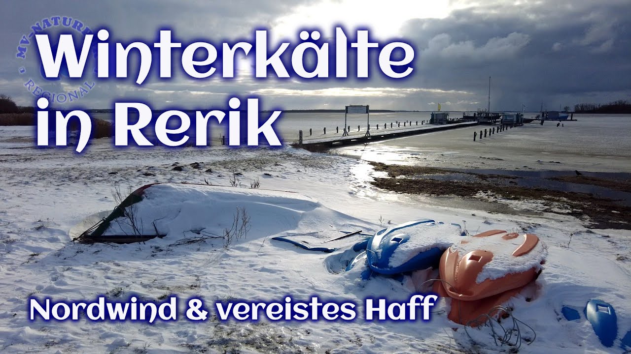 Winter in Rerik + Nordwind & vereistes Haff