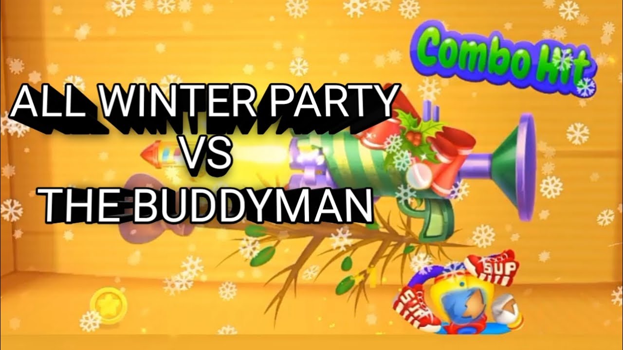 Winter party all weapons vs The buddy | Kick the buddy forever android iso gameplay walkthrough |
