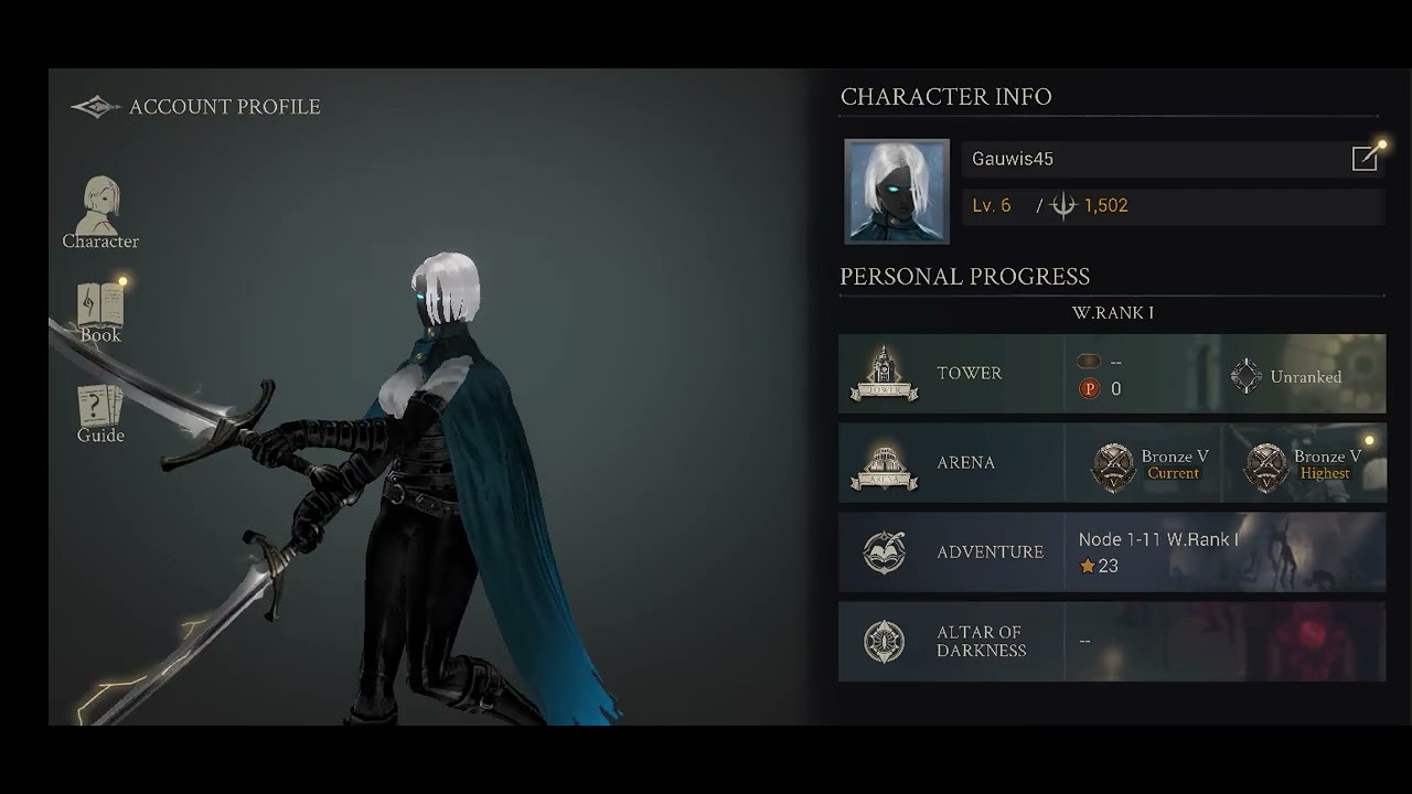 My first game shadow Hunter