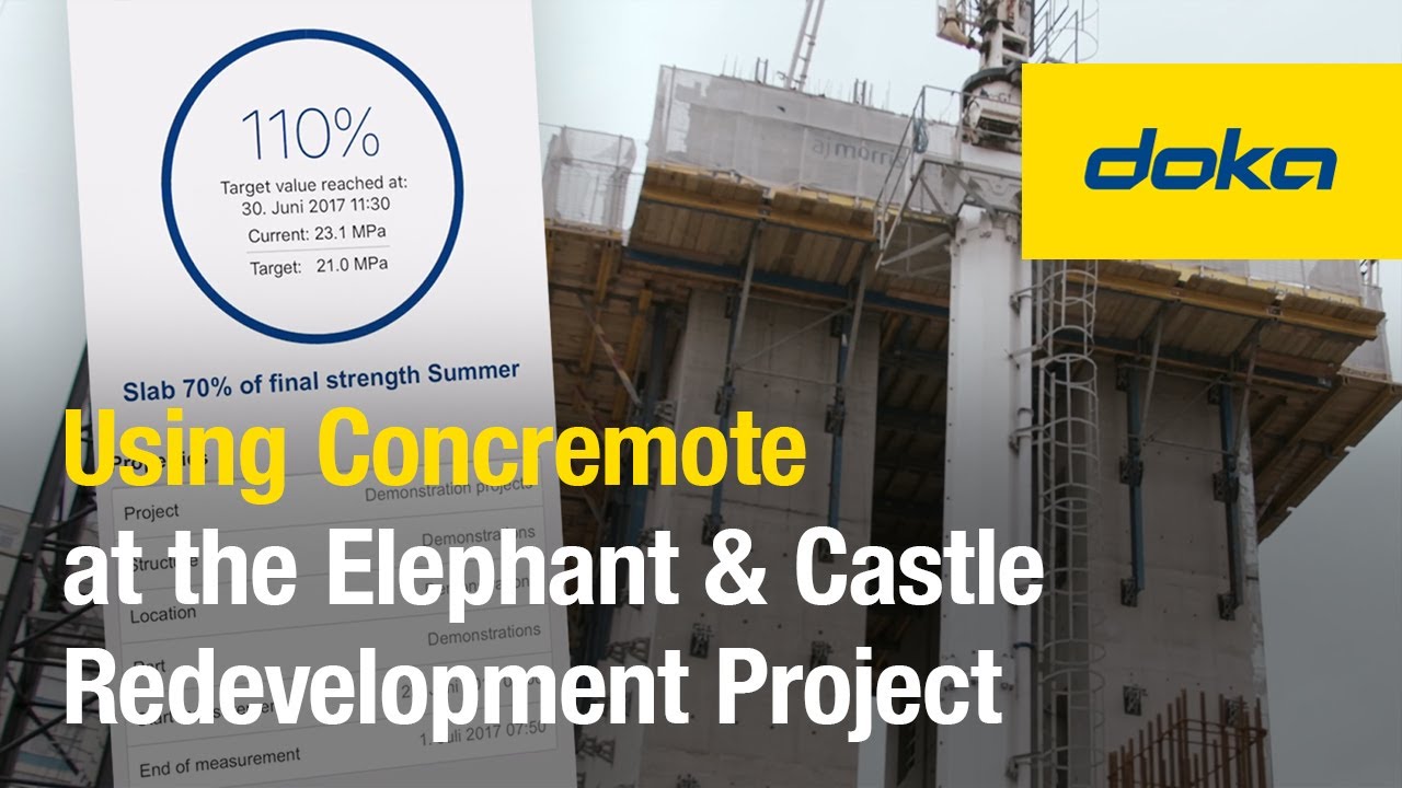 How Concremote impacted the construction process of the Elephant & Castle Redevelopment Project