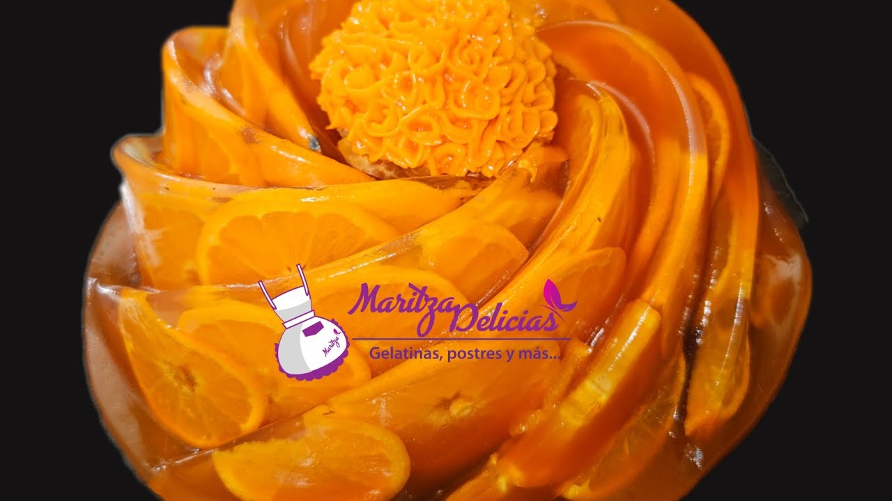 Gelatina sabor Mandarina 