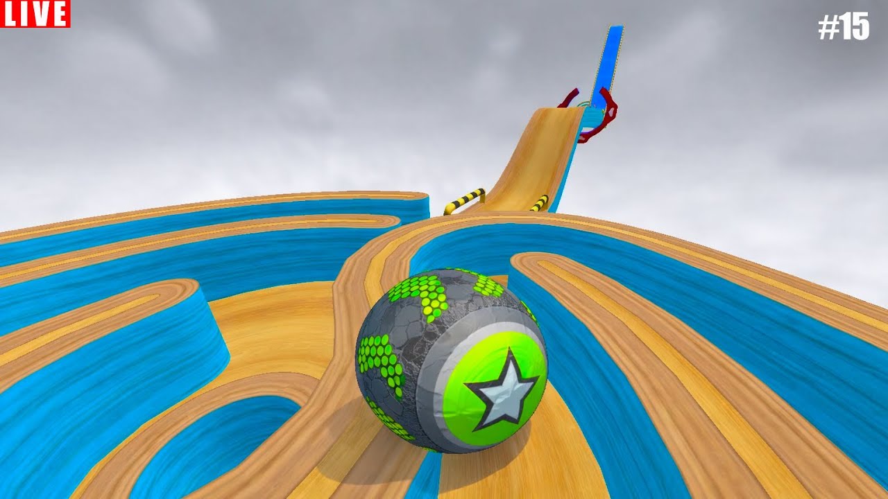 Going Ball , SPEED RUN ,Portal Run ,GOAL BALL, day 15  Reac livel max   #15 #goingballs #live