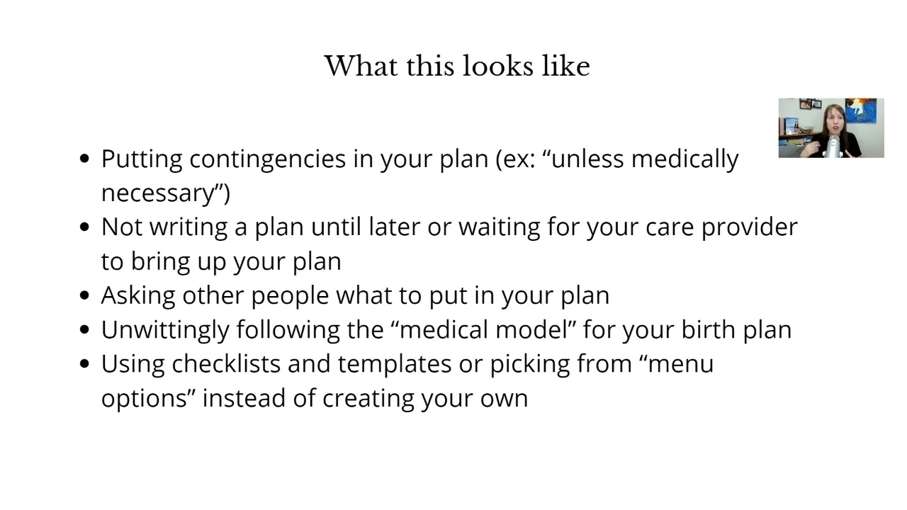 Your Empowered Birth Workshop Class 4.1-- Big Birth Plan Mistakes
