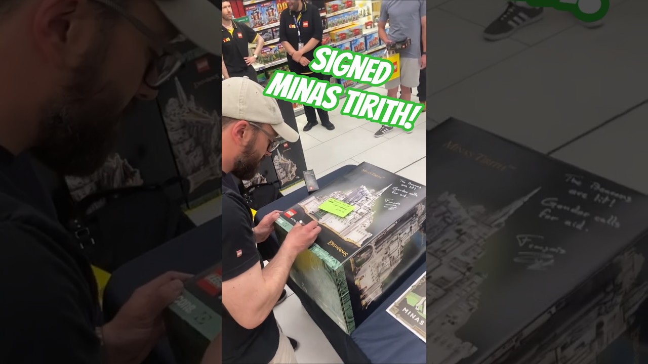 Buying the 8,000+ piece LEGO Minas Tirith &ndash; and getting it signed by model designer!
