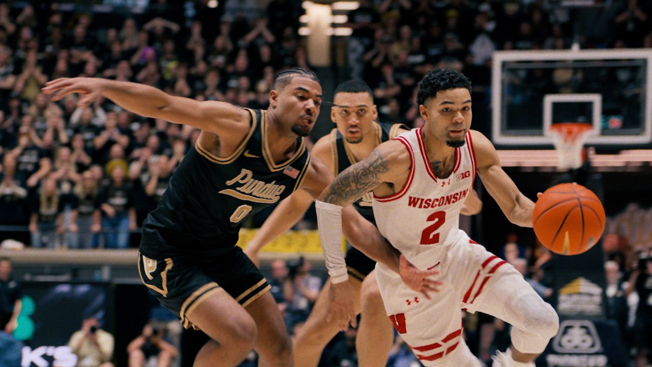 Cinematic Highlights at Purdue || Wisconsin Basketball || March 7, 2026