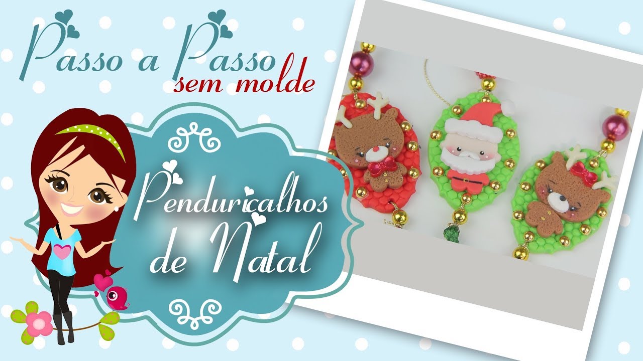 Penduricalho de Natal - Biscuit - Passo a Passo - Bia Cravol - DIY