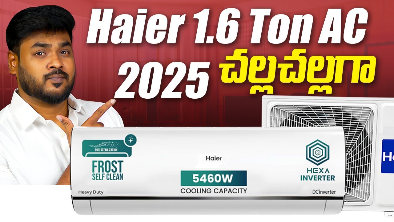 Haier 1.6 Ton 5 Star Air Conditioner (2025) Review ⚡ Best AC In India 2025