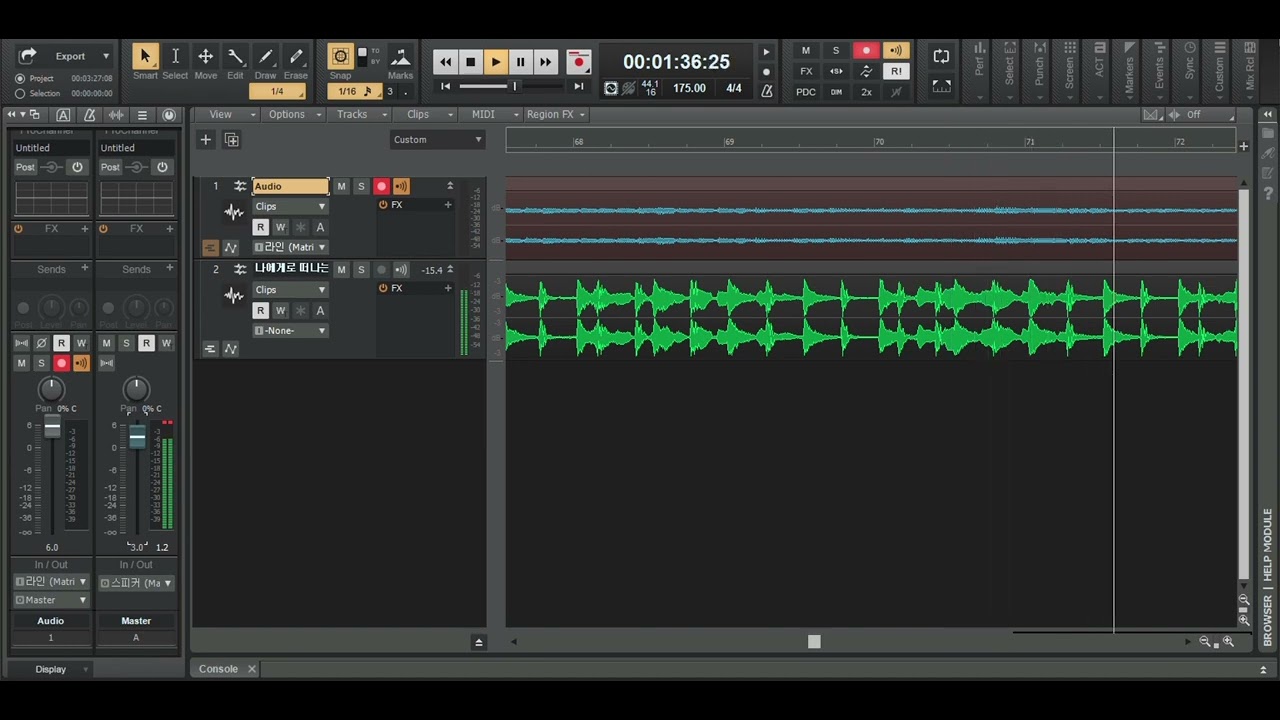 나에게로 떠나는 여행-버즈 Bass cover
