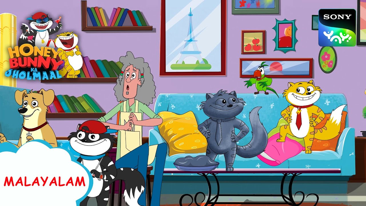 ഹണ്ണിയുടെ പ്രതിമ | Honey Bunny Ka Jholmaal | Full Episode In Malayalam | Videos For Kids