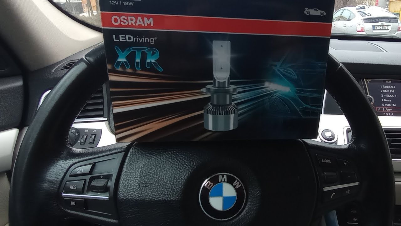 OSRAM 64210DWXT Led H7 XTR 6000K  montaż w BMW 5GT
