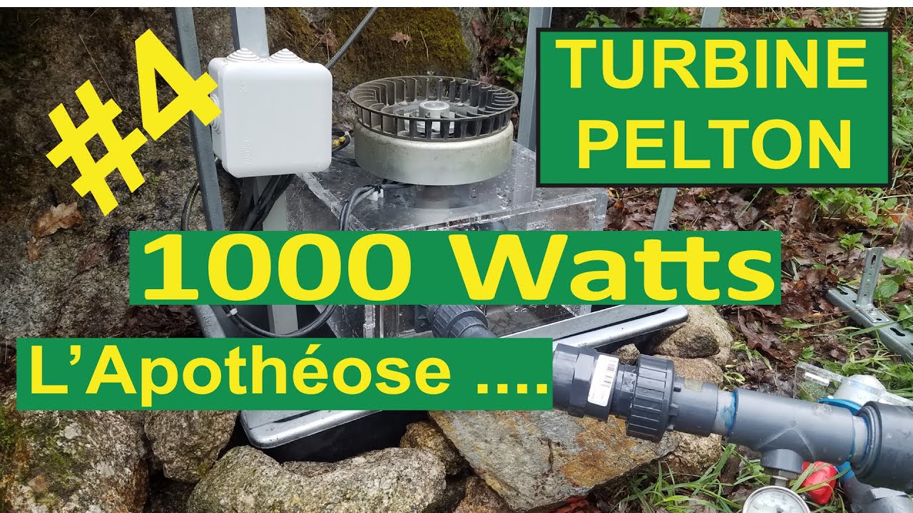Turbine Pelton V2.0 - 1000W