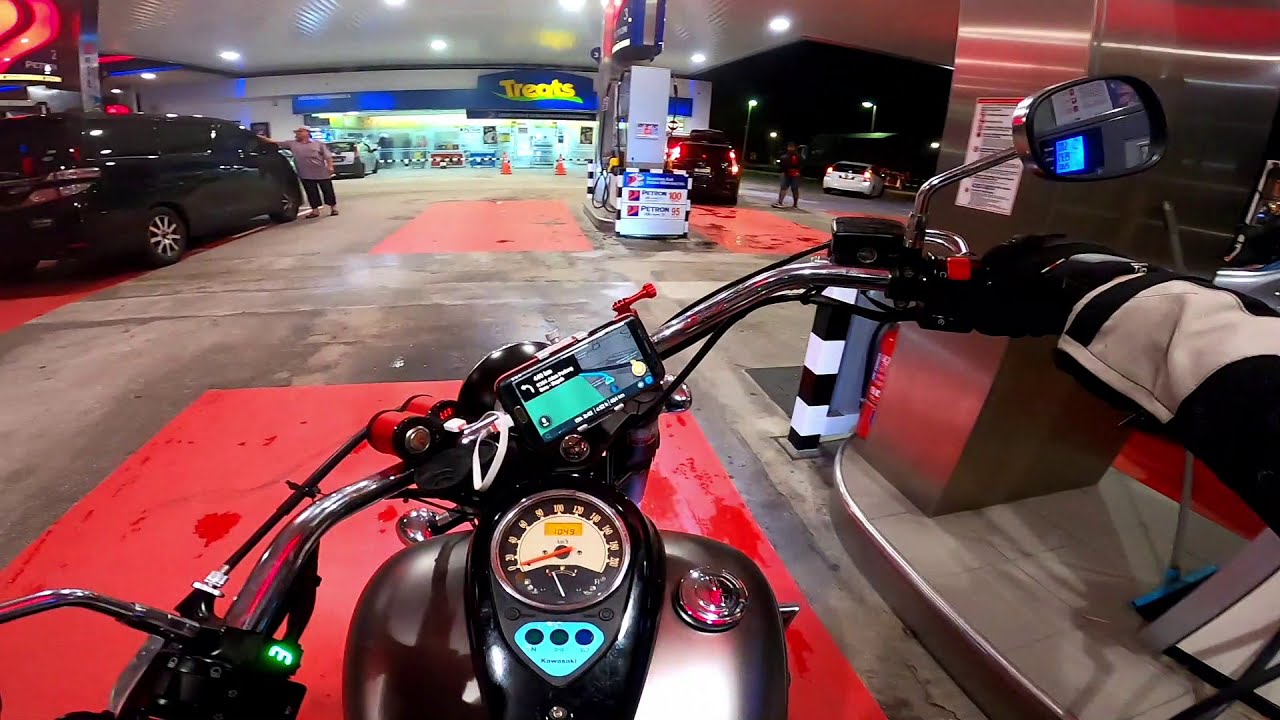 Vulcan900:Night Ride Ke Masjid Al-Hussain KUALA PERLIS, BEST RIDE EVER #1day1000Km