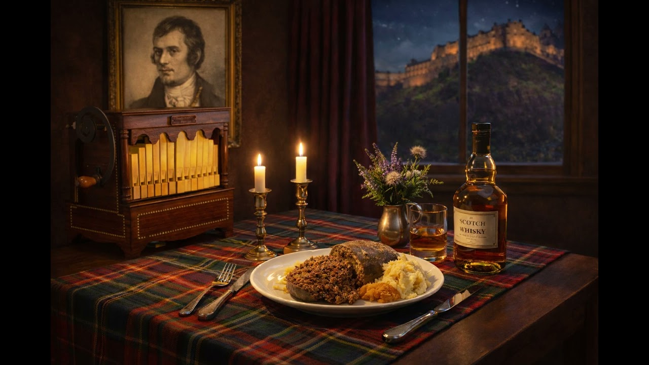 Burns Night Supper | Traditional Scottish Songs on Mechanical Organ