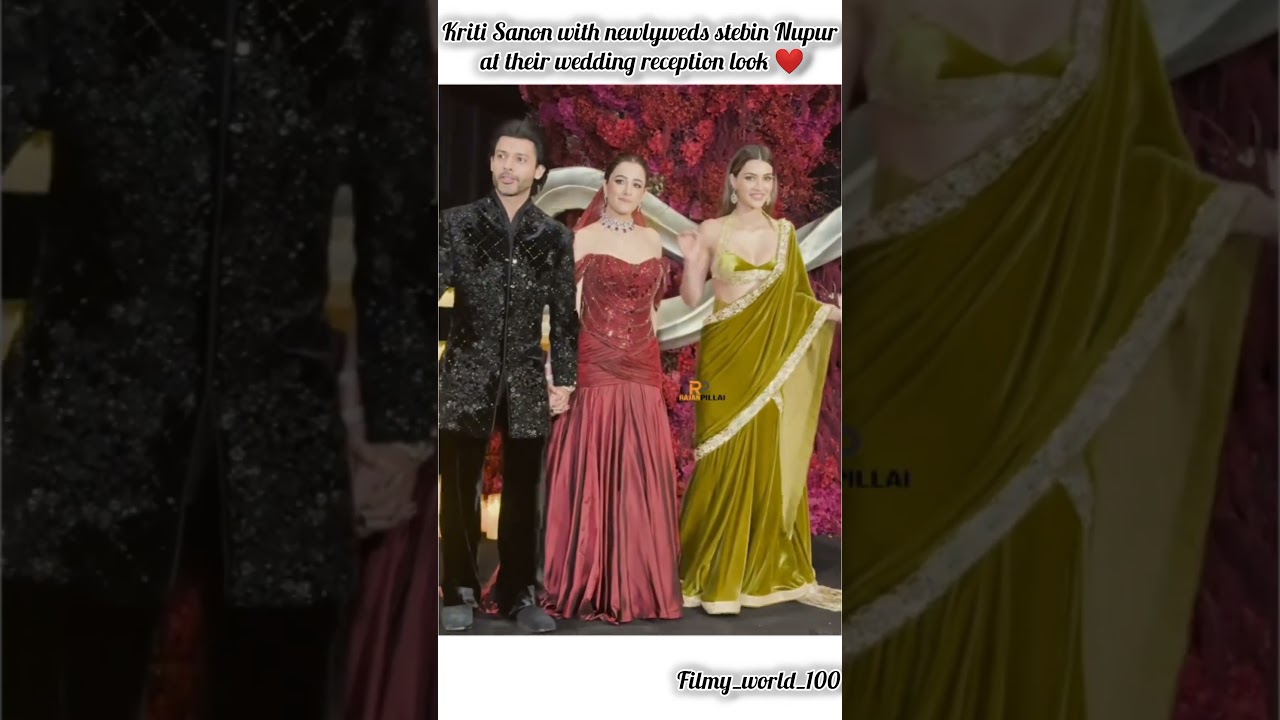 stebin and Nupur reception look 