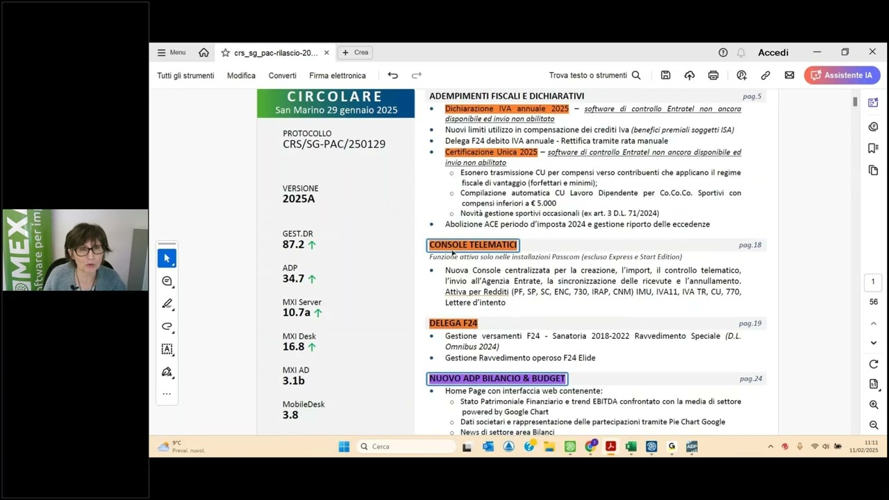 Novità versione 2025A