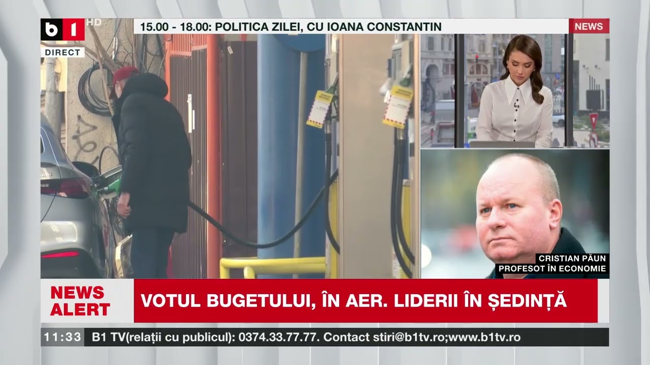CRISTIAN PĂUN, PROFESOR DE ECONOMIE, DESPRE CRIZA CARBURANȚILOR_Știri B1TV_19 mar. 2026