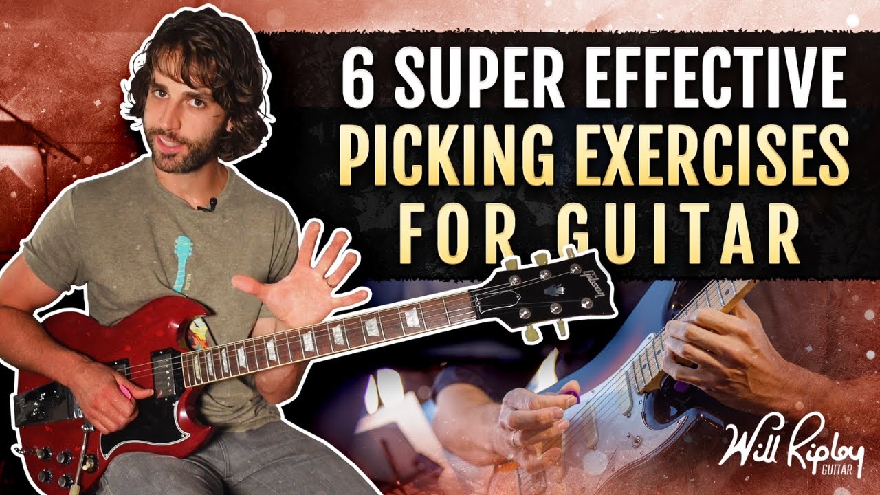 Right Hand Picking Exercises (Blues and Rock)